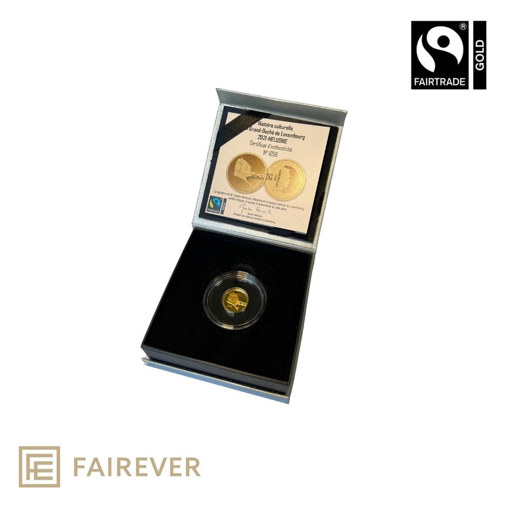Fairtrade Gold Coin 999.9 ‰ 24 kt - 1/10 oz - Melusina