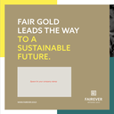 Gold but Fair - Informational Magazine as Give-Away to Private Customers
