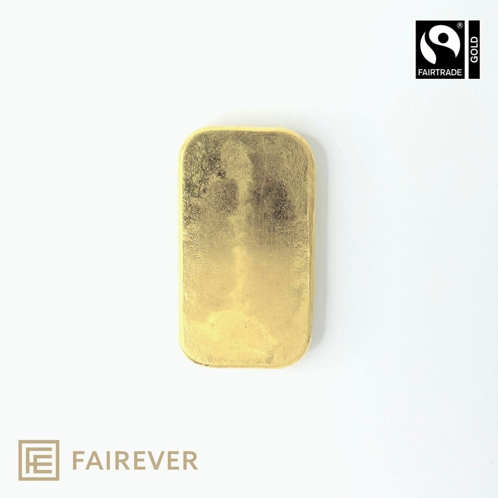 Fairtrade Gold Bar 999.9 ‰ 24 kt - 100 g Cast Bar