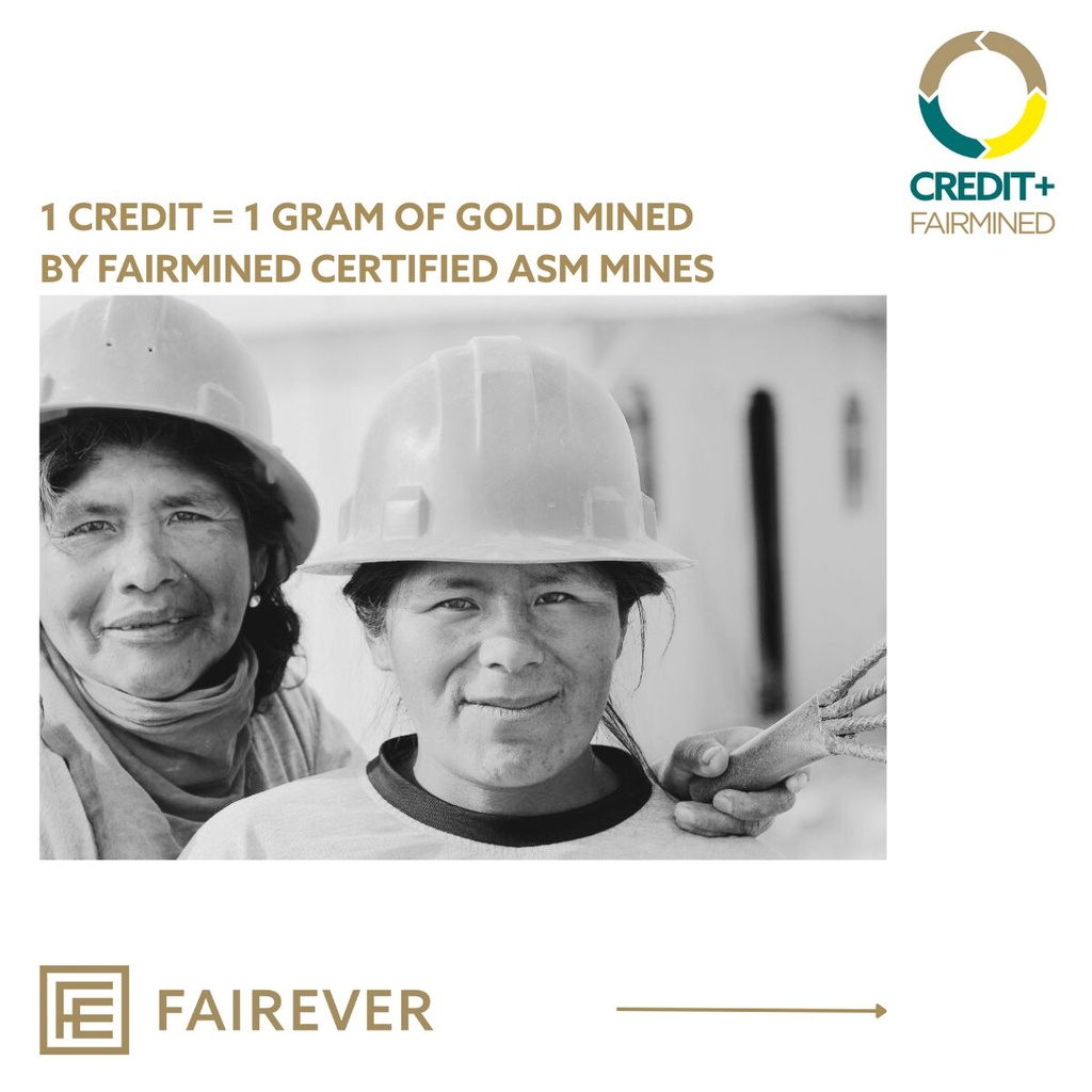 Recycled Gold Credit+ Fairmined - 999.9 ‰ - 24 kt