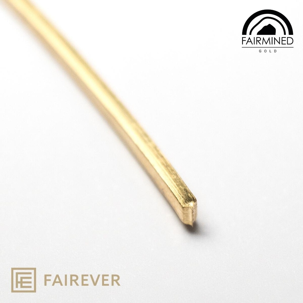 Fairmined Gold Wire - Yellow Gold Alloy - Square Wire