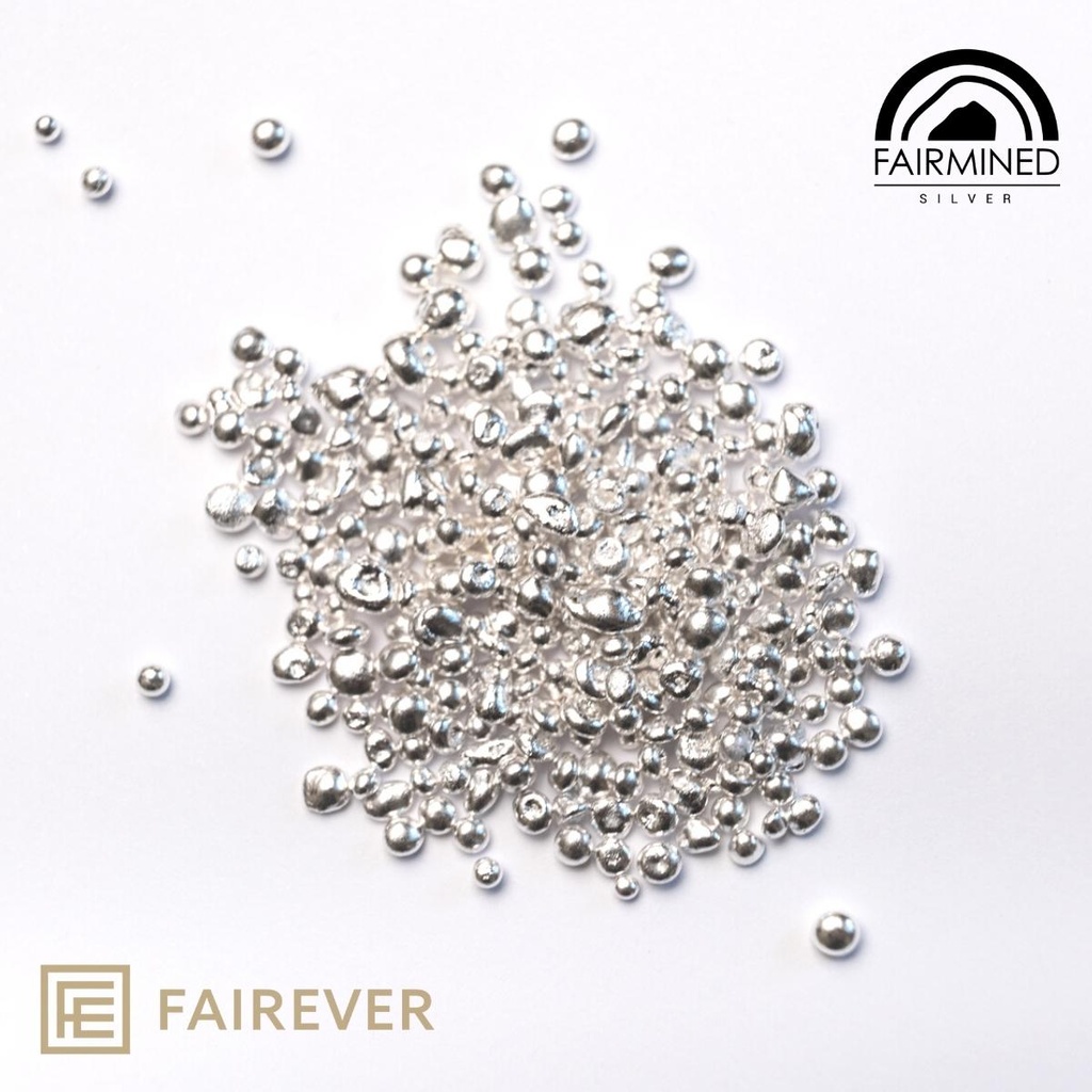Fairmined Silber - 999,5 ‰ Feinsilber - Granalien