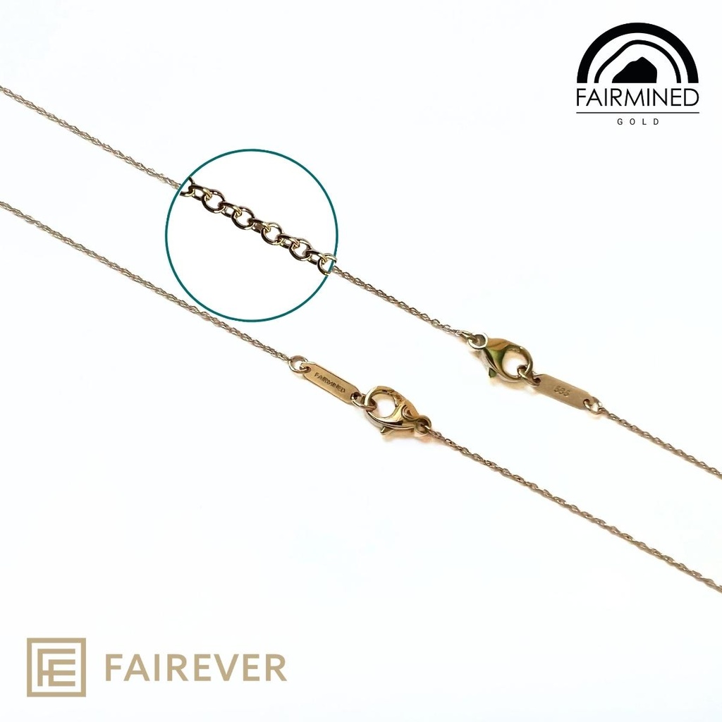 Fairmined Gold - 585 ‰ Yellow Gold - Finished Chains with Clasp