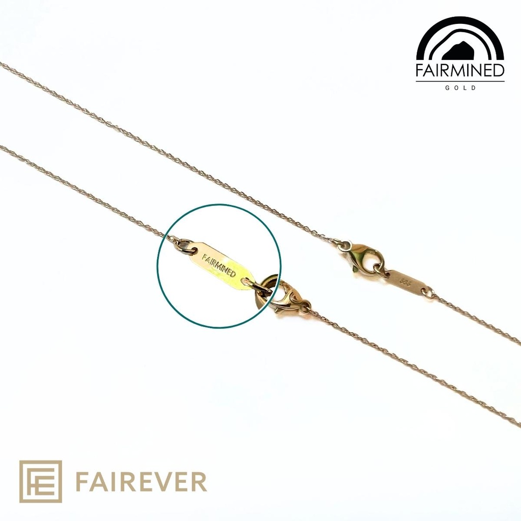 Fairmined Gold - 750 ‰ - Yellow Gold - Jewelry Tag (0.13g)