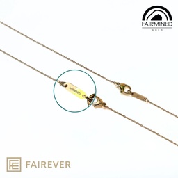 [22107501225] Fairmined Gold - 750 ‰ - Yellow Gold - Jewelry Tag (0.13g)