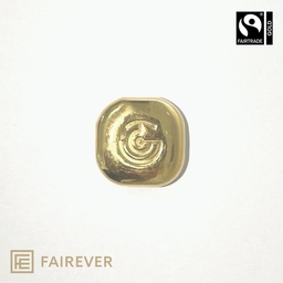 [mAuFta999006] Fairtrade Gold Bar 999.9 ‰ 24 kt - 1 oz 31.1 g Cast Bar - Traidgold Logo