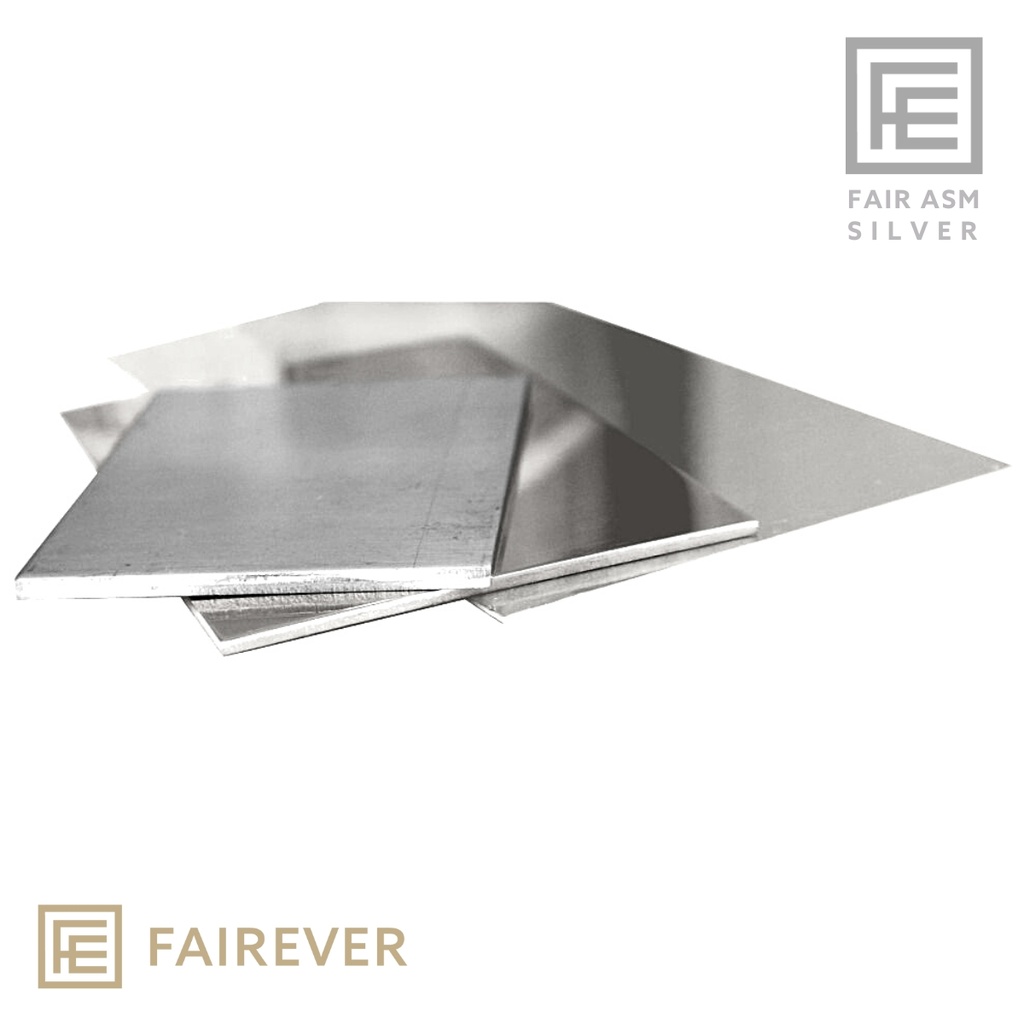 [mAgFrAsa935St] Fairever ASM Silber - 935 ‰ Sterling - Blech